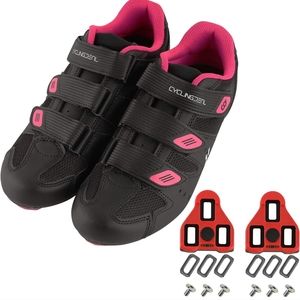 Cycling Shoes with Cleats Size 9.5